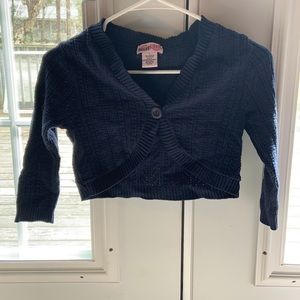 Girl’s Large One-Button Shrug